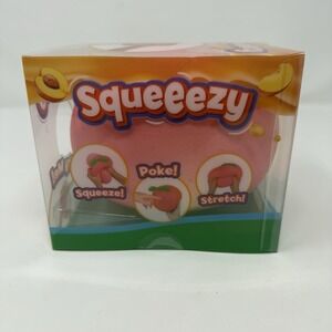 Sunny Days Jumbo Squeezy Peach Squishy Toy Stress Relief Sensory Fun